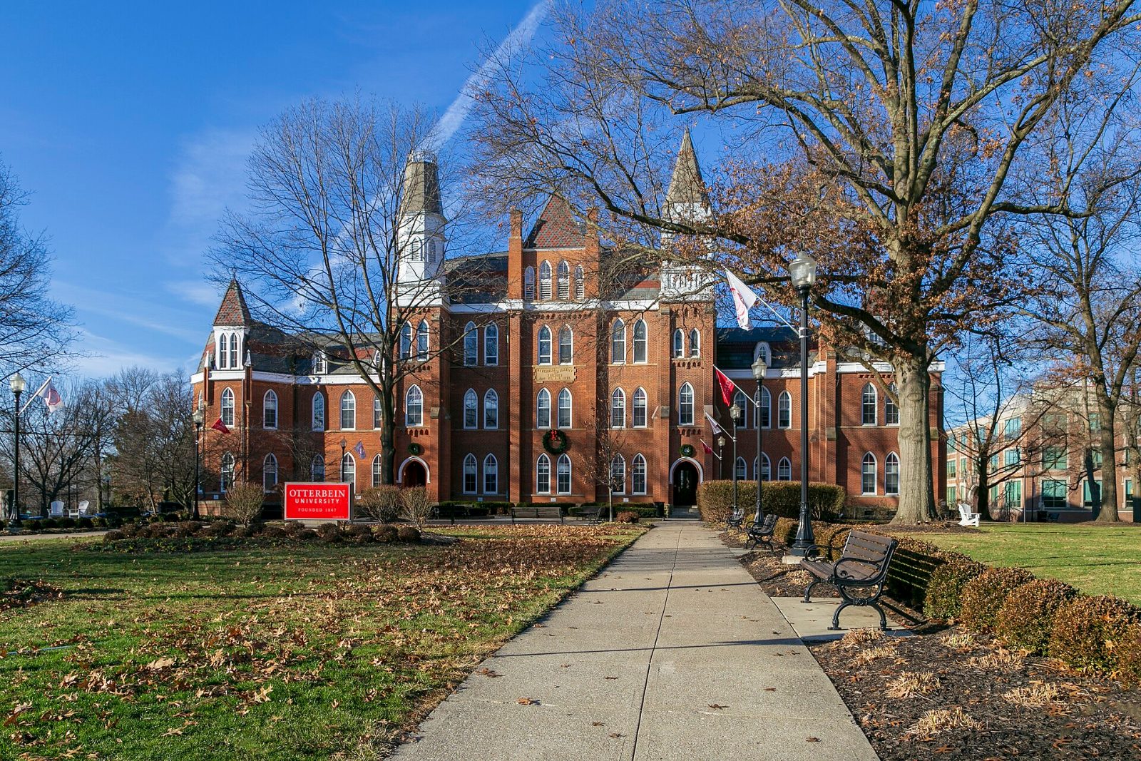 Towers Hall at Otterbein University in Westerville, Ohio